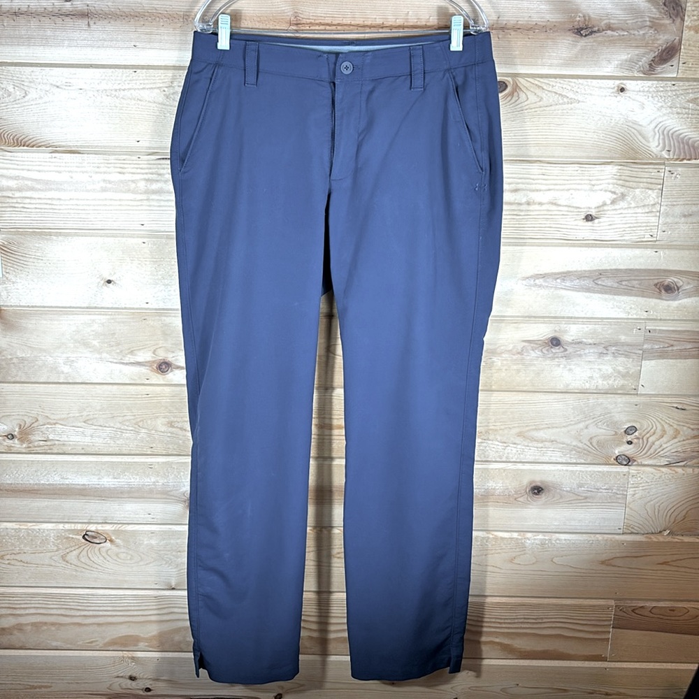 Under Armour Men's Comfort Waist Pants, Navy Blue, Size 34/32